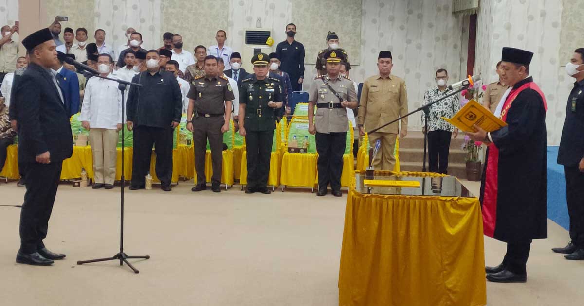 Ilham Ritonga Resmi Jabat Ketua DPRD Sergai