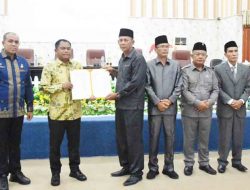 DPRD Sergai Sahkan 2 Ranperda, Bupati Sampaikan Apresiasi