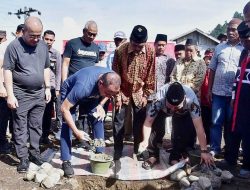 Gubsu Letakkan Batu Pertama Revitalisasi Bagas Godang
