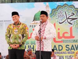 Bupati dan Wabup Sergai Hadiri Maulid Nabi Muhammad SAW