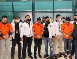 Tiga DPO Judi Online dari Kamboja Tiba di Bandara Soetta