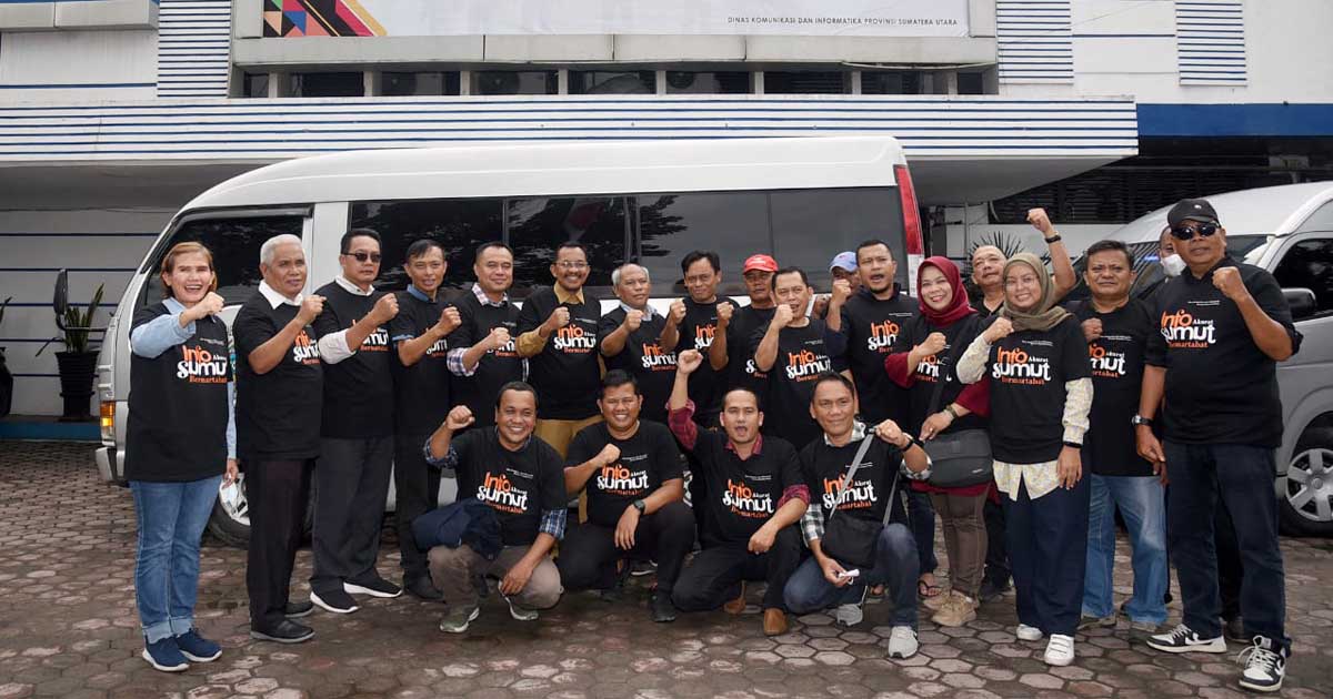 Plt Kadis Kominfo Sumut Lepas 35 Wartawan Kunker ke Siantar dan Simalungun