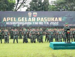 Kasad Minta TNI AD Terus Tingkatkan Kesiapsiagaan