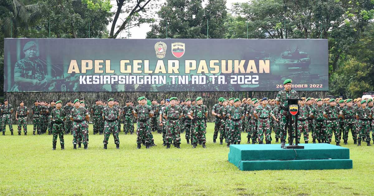 Kasad Minta TNI AD Terus Tingkatkan Kesiapsiagaan