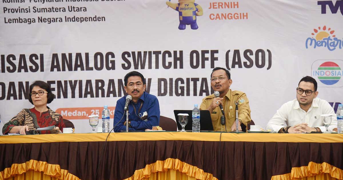 Ilyas Sitorus : Pemprovsu Berkomitmen Dukung Migrasi Siaran TV Analog ke Digital