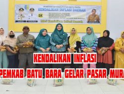 Kendalikan Inflasi, Pemkab Batu Bara Gelar Pasar Murah