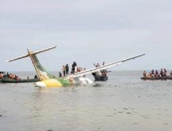 Pesawat Precision Air Nyemplung ke Danau, 19 Orang Tewas