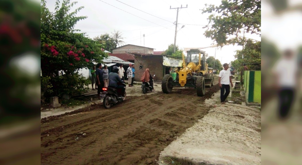 Jalan Diperbaiki, PP Air Putih Ucapkan Terima Kasih ke Bupati