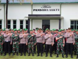 Apel Bersama Polresta Deli Serdang – Kodim 0204/DS Dipimpin Kapolresta