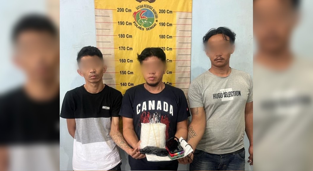 Polres Sergai Amankan 3 Tersangka Kasus 1 Kg Sabu 1 Polres Sergai Amankan 3 Tersangka Kasus 1 Kg Sabu