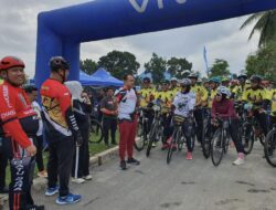 Bupati dan Ketua Kadin Ikut Gowes Jelajah Negeri Batu Bara