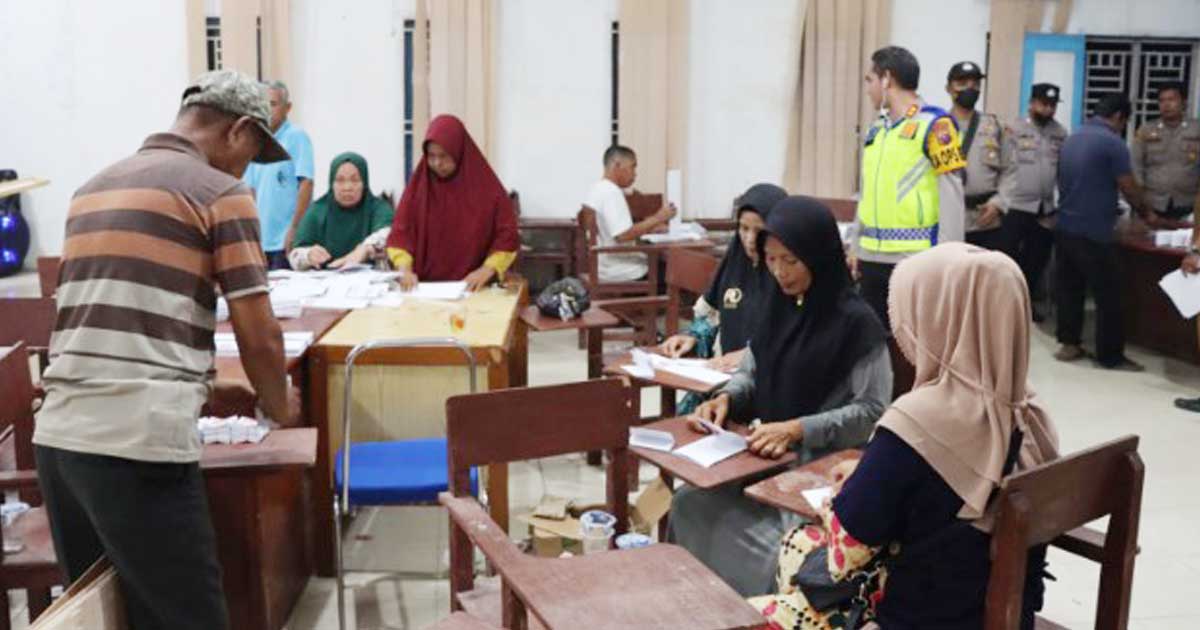 Pastikan Surat Suara Pilkades Sampai ke Desa, Kapolres Batu Bara Lakukan Pengecekan