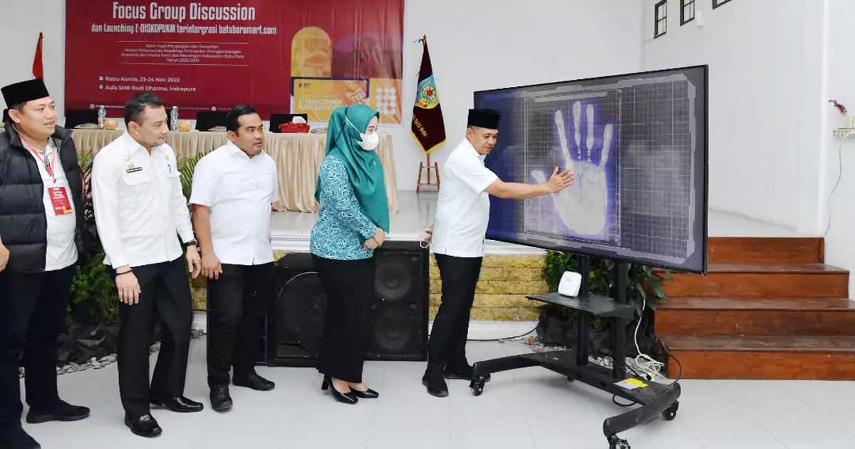 Bupati Batu Bara Luncurkan E-Diskopukm