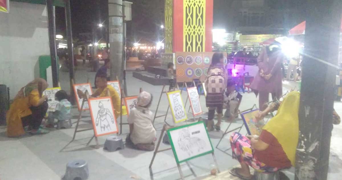 Taman Kota Tanjung Tiram Ramai Dikunjungi, Penghasilan Pedagang Meningkat