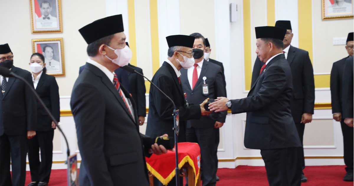 Mendagri Lantik 2 Pejabat Pimpinan Tinggi Madya Kemendagri