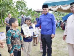Bupati Zahir Hadiri Maulid Nabi di Desa Mekar Baru