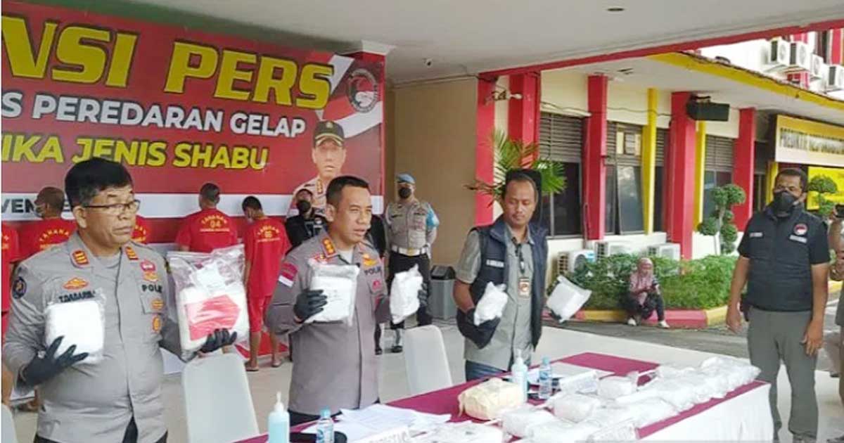 Kasus Penyelundupan 28,4 Kg Sabu, Polisi Amankan 5 Tersangka