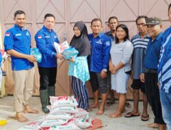 Partai Demokrat Sergai Salurkan Bantuan kepada Korban Banjir