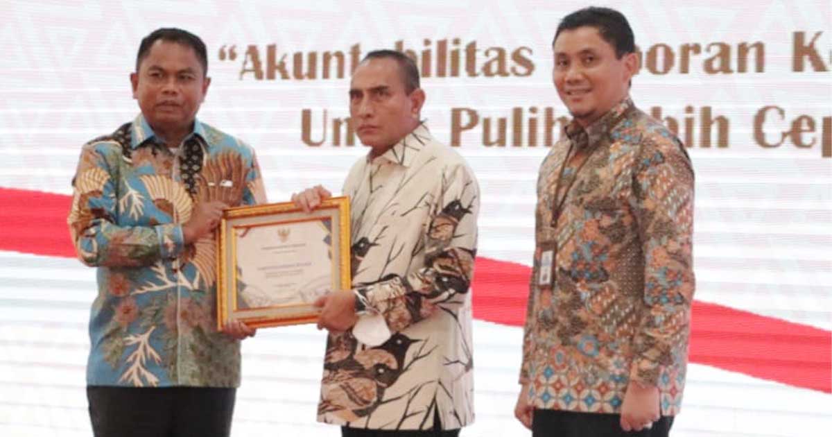 WTP 4 Tahun Berturut-turut, Pemkab Sergai Raih Penghargaan Kemenkeu