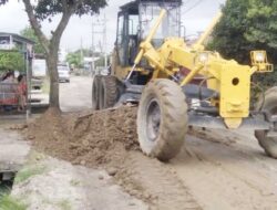 PP Air Putih Pantau Perbaikan Jalan Simpang Tanjung Kubah