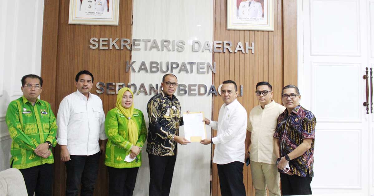 Pemkab Sergai Terima SK Normatif Lahan Eks HGU PTPN II