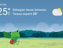 Cuaca Hari Ini, Rabu 30 November 2022, Diperkirakan Medan Hujan Ringan Sepanjang Hari Hingga Malam