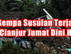 2 Gempa Susulan Terjadi di Cianjur Jumat Dini Hari