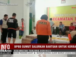 BPBD Sumut Salurkan Bantuan untuk Korban Banjir di Kecamatan Tanjung Beringin | Info Bisanews