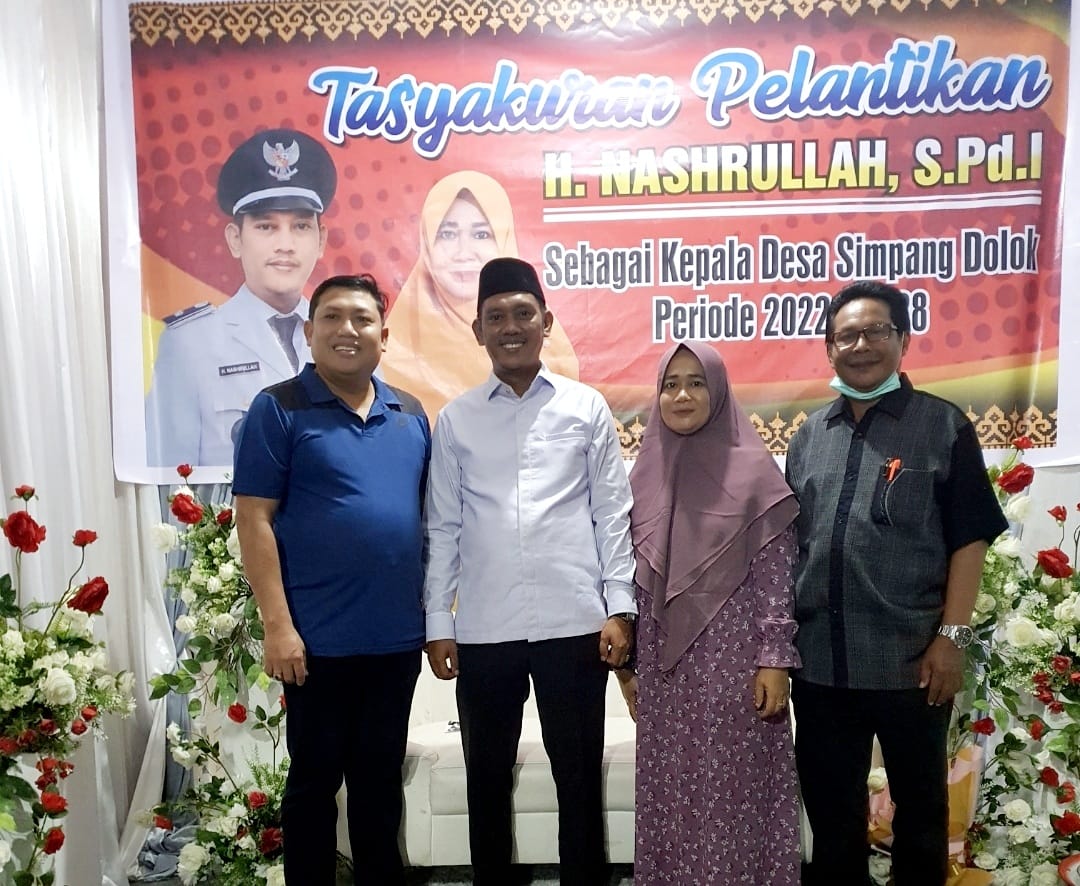 OK Faizal Ingat Masa Jualan Sayur Saat Hadiri Syukuran Kades Nashrullah