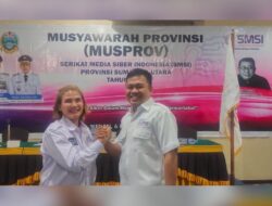 Terpilih Sebagai Ketua SMSI Sumut, Erris Ajak Pengurus dan Anggota Besarkan Organisasi