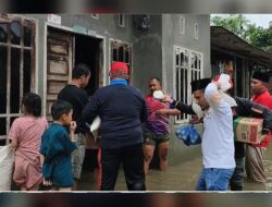 Relawan OK Faizal dan PDIP Salurkan Bantuan Sembako kepada Korban Banjir