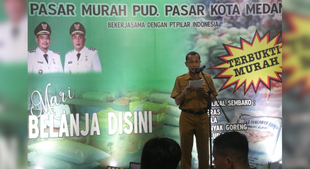 Wali Kota Medan Sebut Gebyar Pasar Murah Efektif Ringankan Beban Masyarakat