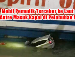 Mobil Pemudik Tercebur ke Laut Saat Antre Masuk Kapal di Pelabuhan Merak