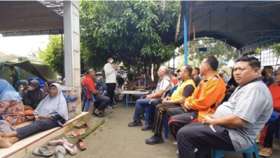 Bupati dan Ketua Kadin Batu Bara Takziah di Sela Acara Senam Hari Amal Bakti Kemenag