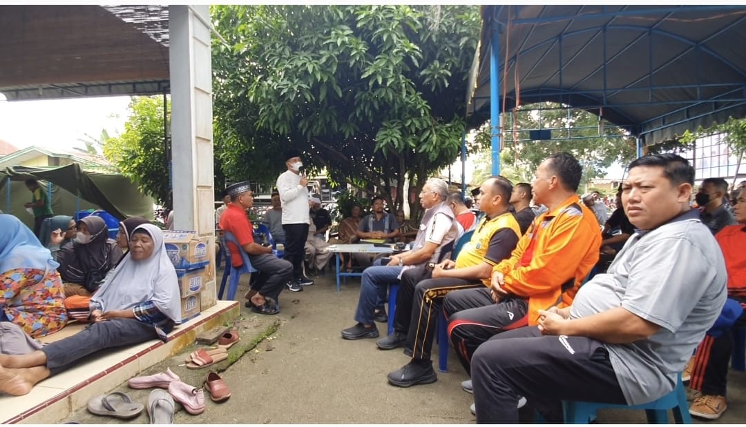 Bupati dan Ketua Kadin Batu Bara Takziah di Sela Acara Senam Hari Amal Bakti Kemenag