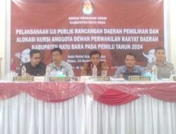 KPU Batu Bara Siapkan Rancangan Alokasi Kursi DPRD