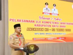 Bupati Batu Bara Minta Wartawan Tidak Sebarkan Hoaks