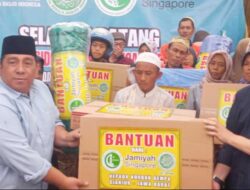 Jamiyah Singapore Serahkan Bantuan Rp 500 Juta Kepada Korban Gempa Cianjur