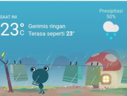 Cuaca Hari Ini, Sabtu 10 Desember 2022, Diperkirakan Medan Diguyur Hujan dari Pagi Hingga Malam, Bawa Mantel!