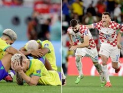 Juara Lima Kali Brasil Patah Hati Saat Kroasia Menang Adu Penalti yang Dramatis dan Lolos ke Semifinal Piala Dunia