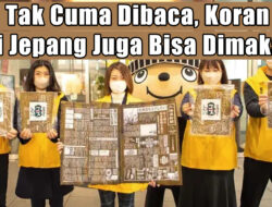 Tak Cuma Dibaca, Koran di Jepang Juga Bisa Dimakan