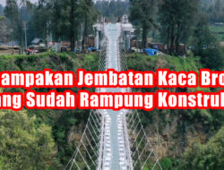Penampakan Jembatan Kaca Bromo yang Sudah Rampung Konstruksi