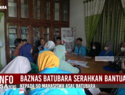 Baznas Batubara Serahkan Bantuan Kepada 50 Mahasiswa Asal Batubara
