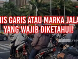 Jenis Garis Atau Marka Jalan yang Wajib Diketahui!