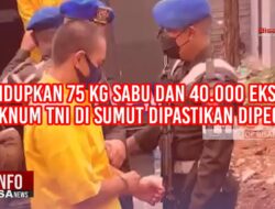 Selundupkan 75 Kg Sabu dan 40.000 Ekstasi, 2 Oknum TNI di Sumut Dipastikan Dipecat