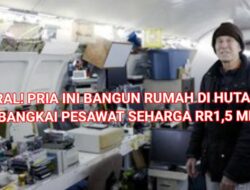 Viral! Pria Ini Bangun Rumah di Hutan dari Bangkai Pesawat yang Dibeli Seharga Rp1,5 Miliar
