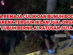 Dua Remaja Culik dan Bunuh Bocah karena Tergiur Iklan Jual Organ Tubuh Bernilai Ratusan Juta