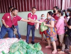 Sambut Imlek, Pewarta Gelar Bakti Sosial