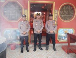 Kapolsek Indrapura Pimpin Pengamanan Imlek