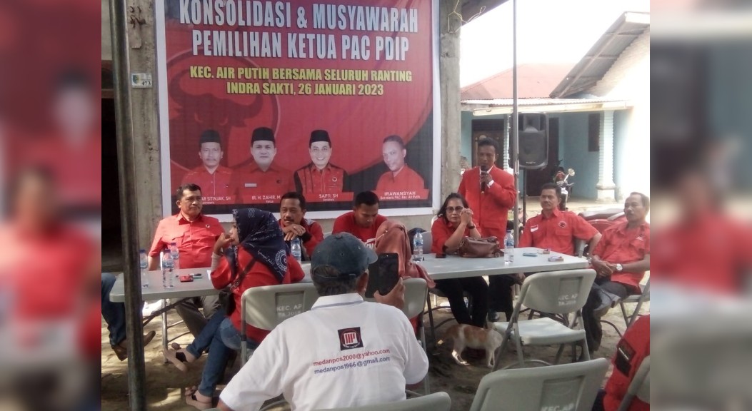 Irawansyah Ketua PDIP Air Putih Terpilih